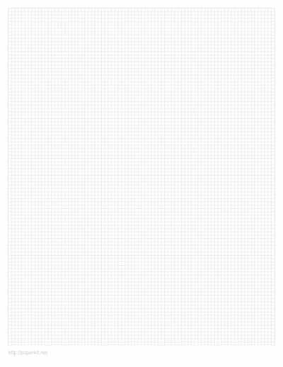 0.1 inch printable graph paper template