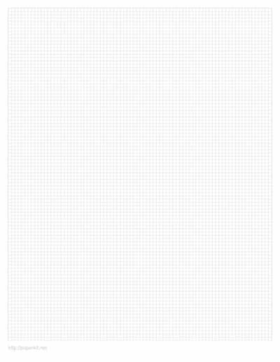 Custom Grid Graph Paper Pad | 8 ½ x 11 .25 Grid